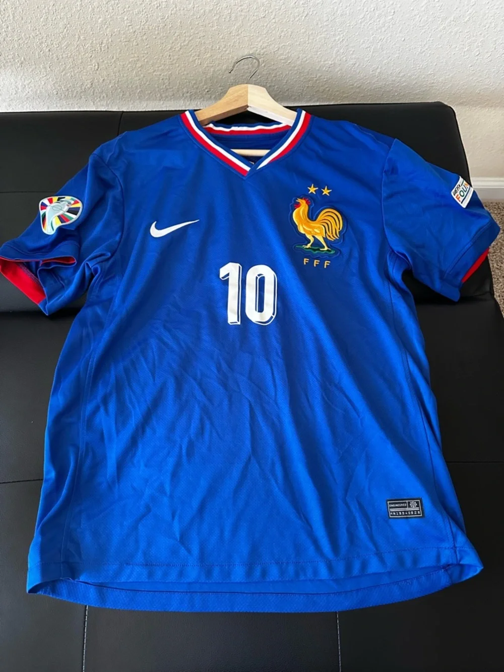 Nike Euro 2024 Mbappé #10 France Jersey